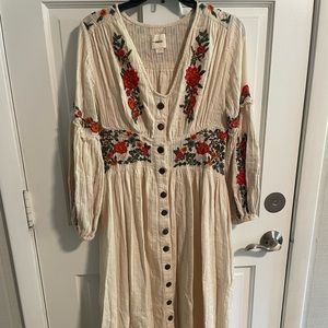 Anthropologie Dress- Maxi